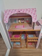 Leuk houten poppenhuis inclusief accesoires, Ophalen of Verzenden, Zo goed als nieuw, Poppenhuis