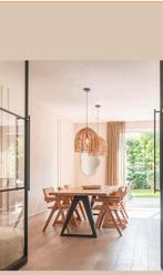 Eiken eettafel Homestock 220x100, Ophalen of Verzenden, Gebruikt, Rechthoekig, 50 tot 100 cm