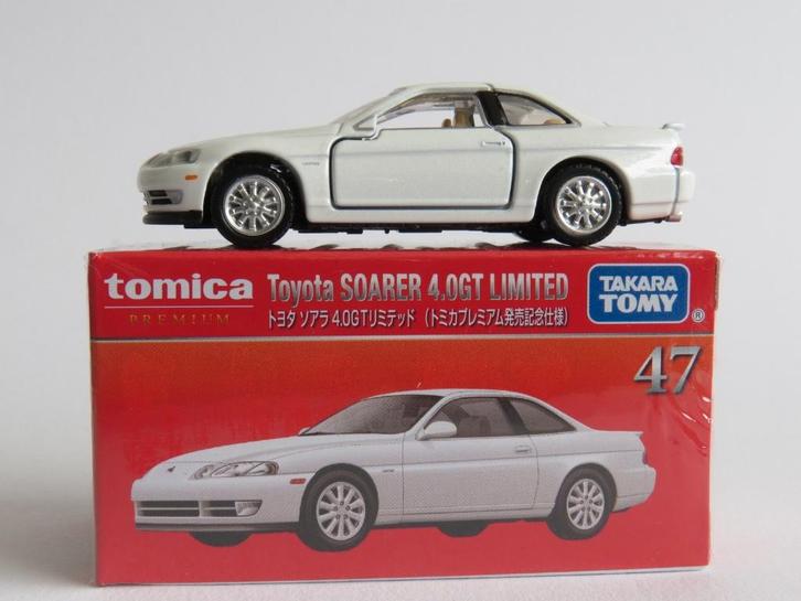 Tomica premium 47 Toyota Soarer (sp) 1/65 3inch tomy, Hobby en Vrije tijd, Modelauto's | Overige schalen, Nieuw, Auto, Ophalen of Verzenden