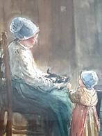 Origineel werk van Hollandse meesterschilder G.J.Sijthoff., Ophalen of Verzenden