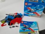 Lego City 60323 Stuntvliegtuig - Compleet met Doos & Boekje, Ophalen of Verzenden, Zo goed als nieuw, Complete set, Lego