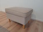 Ikea Strandmon beige footstool, Ophalen, Gebruikt, Minder dan 75 cm, Stof