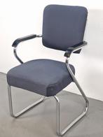 Vintage Fana Paul Schuitema Paperclip stoel ’50 buisframe, Huis en Inrichting, Stoelen, N, Blauw, Vintage, Metaal