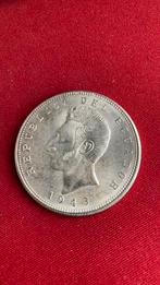 Ecuador 5 sucres 1943 zilver, Postzegels en Munten, Munten | Amerika, Zilver, Ophalen of Verzenden, Zuid-Amerika, Losse munt