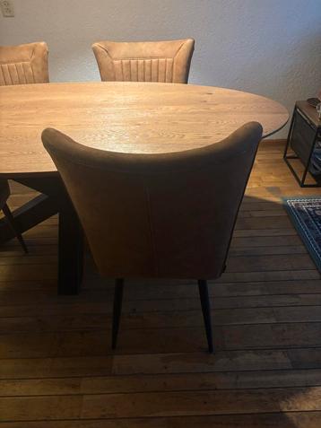 Stoelenset - Bruin - 4 Stuks beschikbaar voor biedingen