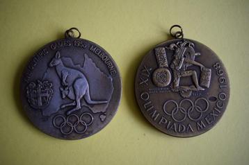 Olympische Spelen, medailles Melbourne & Mexico beschikbaar voor biedingen