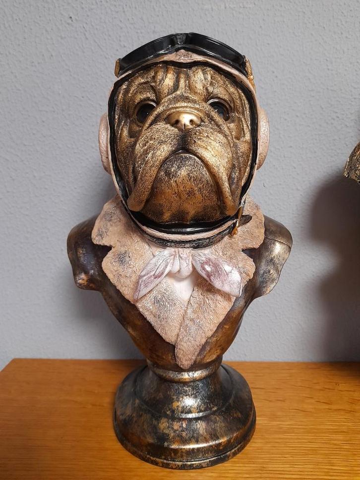 Borst beeld bull, Verzamelen, Beelden en Beeldjes, Zo goed als nieuw, Dier, Ophalen of Verzenden