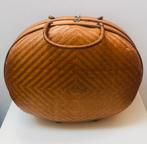 Leuk bamboe handtasje in bolvorm, Ophalen of Verzenden, Zo goed als nieuw