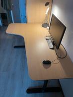 Hoekbureau - In hoogte verstelbaar, Huis en Inrichting, Bureaus, Ophalen, In hoogte verstelbaar, Gebruikt, Bureau