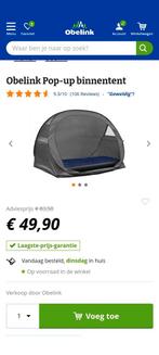 Nieuw in doos! Pop up binnentent, Caravans en Kamperen, Tenten, Ophalen, Zo goed als nieuw, Tot en met 2