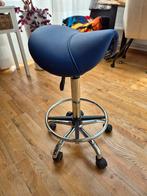 Ergonomische Zadelkruk Blauw Op Wielen

Nieuw, Huis en Inrichting, Krukjes, Ophalen, In hoogte verstelbaar, Nieuw, Staal