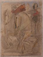 Willem van Konijnenburg  ''studie van ruiters te paard'', Ophalen of Verzenden