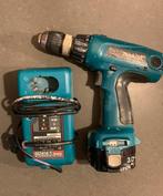 Maquita boormachine met oplader en zwakke accu, Ophalen, Gebruikt, Boormachine