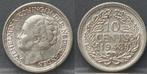 Mooi zilveren dubbeltje 1943 E.P. - 10 cent 1943 E.P., Postzegels en Munten, Munten | Nederland, Zilver, Koningin Wilhelmina, 10 cent