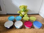 Tupperware gekleurde bakjes met H deksel (R), Ophalen of Verzenden, Nieuw, Bak of Kom