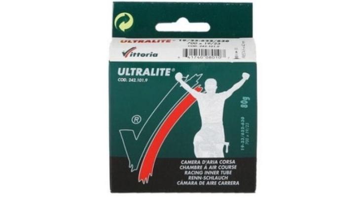 Vittoria UltraLite Presta | Binnenband | Racefiets | z.g.a.n, Sport en Fitness, Wielrennen, Zo goed als nieuw, Overige typen, Ophalen of Verzenden