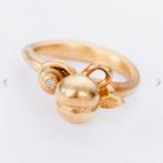 Ole lynggaard diamond ring collectors item 18k gold, Ophalen of Verzenden, Zo goed als nieuw, Goud, Dame