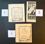 3 advertenties ‘Zwitsal’ (1947-1949), Ophalen of Verzenden, 1940 tot 1960, Knipsel(s)