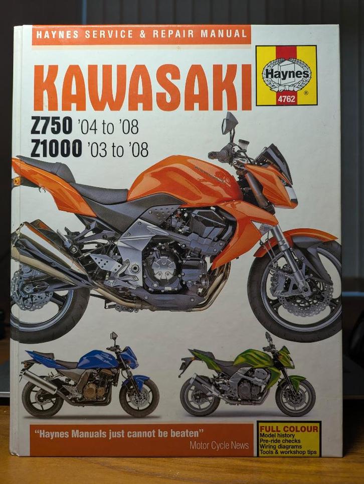 Te Koop: Kawasaki Z750/Z1000 werkplaats handboek, Motoren, Handleidingen en Instructieboekjes, Kawasaki, Verzenden