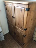 Mexicaanse grenen tv kast T.E.A.B, Ophalen, Gebruikt, 100 tot 150 cm, 50 tot 100 cm