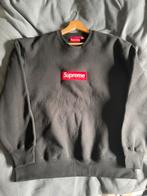 Supreme crewneck boxlogo L, Maat 52/54 (L), Zwart, Ophalen of Verzenden, Zo goed als nieuw