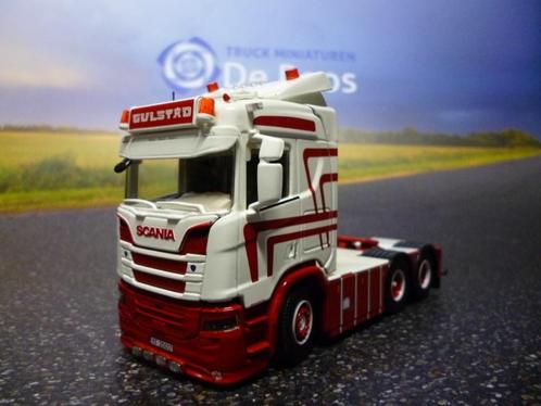 Tekno Scania Gulstad met certificaat, Hobby en Vrije tijd, Modelauto's | 1:50, Nieuw, Bus of Vrachtwagen, Tekno, Ophalen of Verzenden