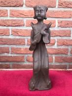 uniek gietijzeren beeld, Chinese hofdame/ muzikante, Ophalen of Verzenden