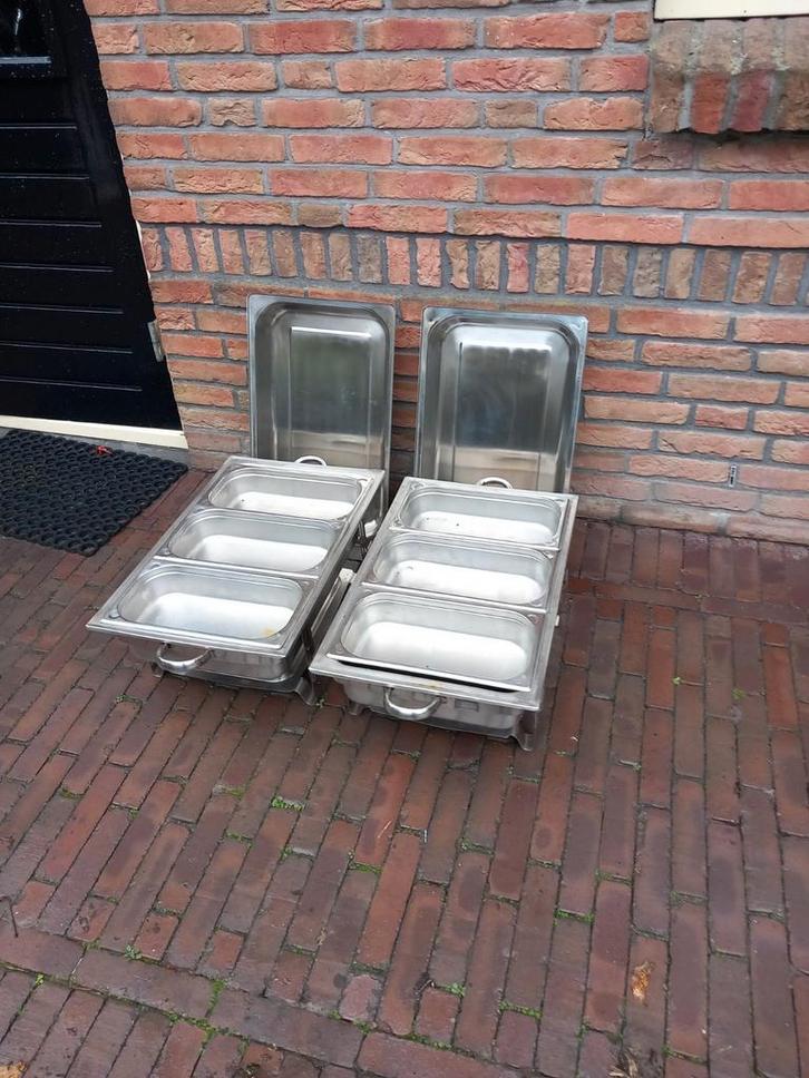 Rechaud 2 stuks., Huis en Inrichting, Keuken | Keukenbenodigdheden, Gebruikt, Ophalen