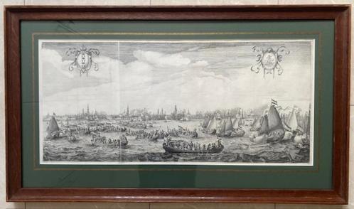 Nederland, Amsterdam; Salomon Savery, Antiek en Kunst, Kunst | Etsen en Gravures, Ophalen of Verzenden
