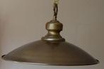 Zware messing hanglamp / eetkamerlamp met messing kap, Ophalen, Klassiek, Zo goed als nieuw, Metaal