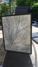 valkenburg aan de geul houtskool tekening Baadjou, Gebruikt, 50 tot 75 cm, Ophalen of Verzenden, Schilderij