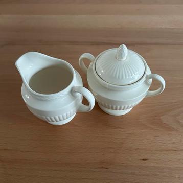 Nieuw Wedgwood Edme room stel suiker en room beschikbaar voor biedingen
