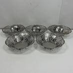 5x Alfra Alessi mandjes - 18/10 stainless steel, Overige materialen, Gebruikt, Mand, Rond