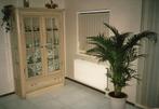licht eiken vitrinekastnieuwprijs was ruim 2400 gulden, Huis en Inrichting, Ophalen, Gebruikt, 100 tot 150 cm, 150 tot 200 cm