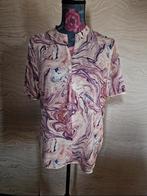 Maison scotch grafische top maat M, Maat 38/40 (M), Zo goed als nieuw, Roze, Maison Scotch