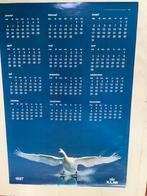 Groot formaat KLM posters op kalender 1997, Ophalen of Verzenden, Zo goed als nieuw, Kaart, Foto of Prent