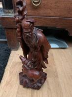 Antiek Chinees  houtsnijwerk iets beschadigd, Antiek en Kunst, Ophalen of Verzenden