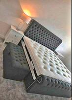 Luxe Gestoffeerd Bed – Verkrijgbaar in Single, Double, Queen, Verzenden, Nieuw, Tweepersoons, Wit