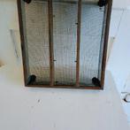 Brocante ijzeren bestekbak shabby, Ophalen of Verzenden