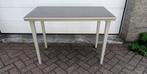 Vintage bureau met linoleum blad, Huis en Inrichting, Ophalen, Gebruikt