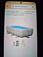 Zwembad met trap en pomp, Ophalen of Verzenden, Opzetzwembad, Rechthoekig, Minder dan 80 cm