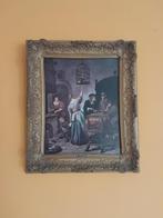 Schilderij Jan Steen de papegaaienkooi, Ophalen