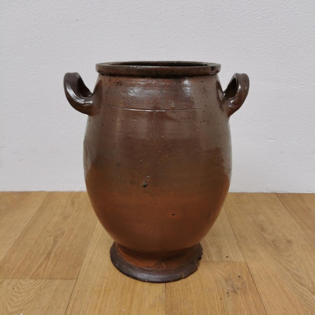 Grote Aardewerk Antiek Keulse pot, plantenbak, bloempot 007, Tuin en Terras, Bloempotten, Gebruikt, Aardewerk, Binnen, Balkon