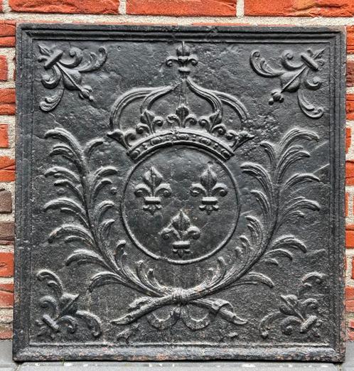 Haardplaat " Wapen van Frankrijk ", Antiek en Kunst, Curiosa en Brocante, Ophalen