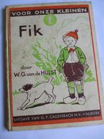 boekje fik,  W G  van de Hulst, Ophalen of Verzenden, Gelezen, Fictie algemeen
