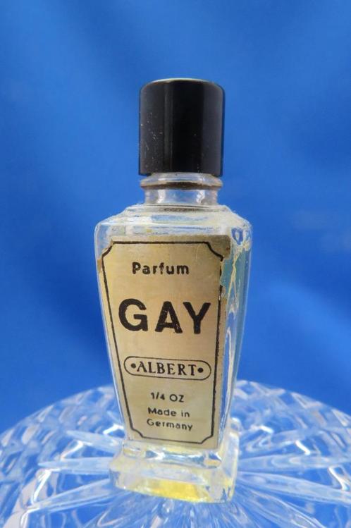 Mini - ALBERT - Gay - 7,5ml - p - 5,6cm, Verzamelen, Parfumverzamelingen, Gebruikt, Miniatuur, Gevuld, Ophalen of Verzenden