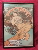 ALPHONSE MUCHA Quartier Latin Jugendstil Poster in Lijst, Ophalen of Verzenden