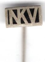 NKV email op zilverkleurig vakbond speldje ( L_026 ), Verzamelen, Verzenden, Nieuw, Stad of Land, Speldje of Pin