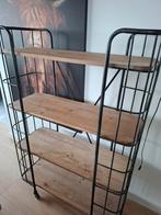 Industrieel Wandrek/bakkerskar  op wielen, zeer decoratief, Ophalen, Zo goed als nieuw