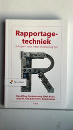Rien Elling - Rapportagetechniek, Ophalen of Verzenden, Zo goed als nieuw, Rien Elling; Bas Andeweg; Sjaak Baars; Jaap de Jong; Christin...